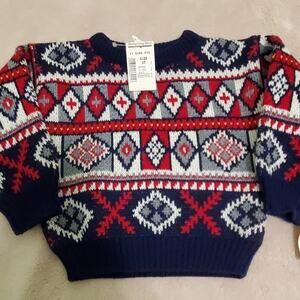 New 2T boys vintage sweater pullover